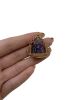 Vintage Amethyst Buddha Pendant in 22kt Yellow Gold