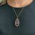 Vintage Amethyst Filigree Pendant