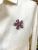 Vintage Amethyst Flower Brooch