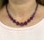 Vintage Amethyst Bead Necklace