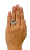Vintage Aquamarine and Diamond Ring