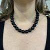 Vintage Black Coral Necklace