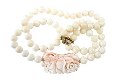 Vintage Coral Necklace