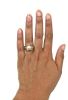 Vintage Cultured Pearl and Diamond Ring