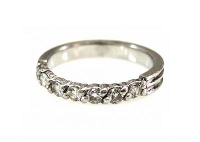 Vintage Diamond Half Eternity Band