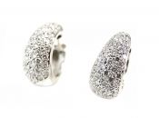 Vintage Diamond Huggy Earrings