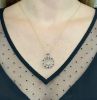 Vintage Diamond and Sapphire Wreath Pendant/Brooch