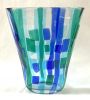 Vintage Fulvio Bianconi Pezzato Glass Vase, Designed For Cenedese, Murano