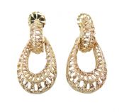 Vintage Gold Drop Earrings