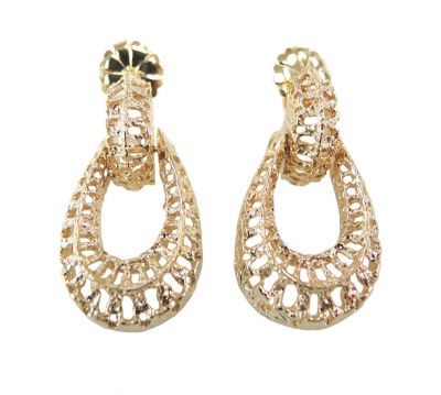 Vintage Gold Drop Earrings