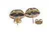 Vintage Jasper Stud Earrings