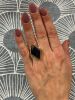 Vintage Labradorite Solitaire Ring