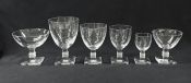Vintage Lalique Crystal Stemware “Argos” Pattern