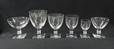 Vintage Lalique Crystal Stemware “Argos” Pattern