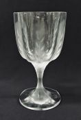 Vintage Lalique France “Lelia” Pattern Goblet Shape Vase
