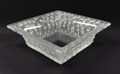Vintage Lalique France “Roses” Bowl, Model # 10-407