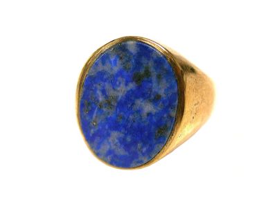 Vintage Lapis Lazuli Solitaire Ring