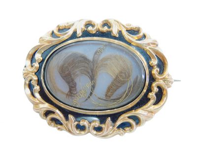 Vintage Memorial Brooch
