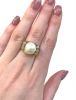Vintage Pearl and Diamond Ring
