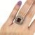 Vintage 4.41ct Pink Tourmaline and Diamond 18kt Ring