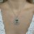 Vintage Prasiolite and Diamond Pendant