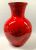 Vintage Red Flambé Vase, Made By Blue Mountain Pottery