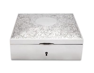 Reed & Barton Sterling Silver Jewellery Box