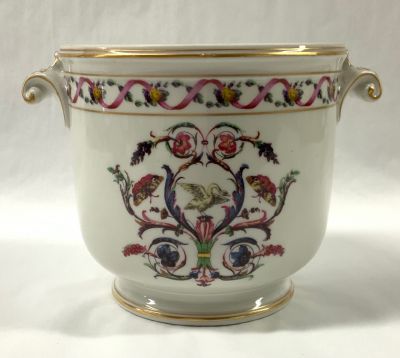 Vintage Richard Ginori Porcelain Cachepot, “Rapallo” Pattern