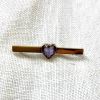 Vintage Ryrie Amethyst Bar Brooch