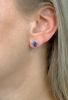 Vintage Sapphire and Diamond Earrings