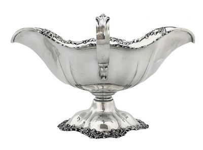 Vintage Sterling Silver Double Ended Gravy Boat
