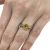 Vintage Yellow Sapphire and Diamond Engagement Ring