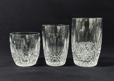 Waterford Crystal Colleen Old Fashioned and Highball Glasses