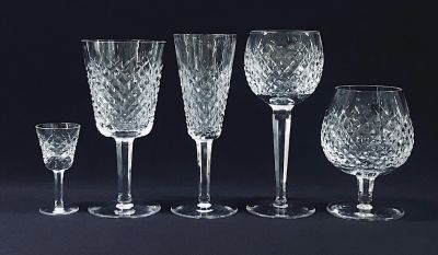 Waterford Crystal “Alana” Pattern Stemware