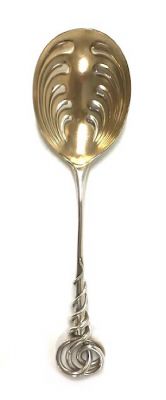    American Victorian Sterling Silver Berry Spoon, By George Shiebler, circa 1890