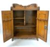 Carved Oak Front Cabinet, American, circa 1900