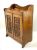 Carved Oak Front Cabinet, American, circa 1900