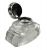 Antique Crystal And Sterling Silver Inkwell, American, circa 1910