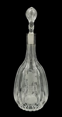 Antique Cut Crystal Decanter, American circa 1900-10