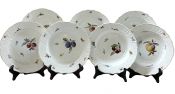 Antique Meissen Rim Soup Bowls