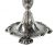 Antique Portuguese 833 Fine Silver, Two Arm, Three Light Candelabra