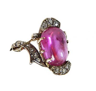 Antique Ruby and Diamond Heirloom Ring
