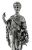 Antique Silvered Bronzes Of Iris And Apollo, French 19th Century