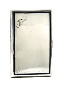 Art Deco 800 Fine Silver Case, Hungary, circa 1930