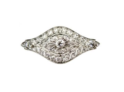 Art Deco Diamond Pendant/Brooch