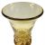 Art Deco Hand Blown Glass Vase In Amber