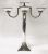 Art Deco Inspired Vintage Silver Plate Five Light Candelabra