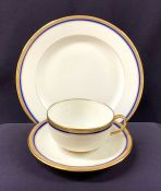 Art Deco Limoges Porcelain Dinnerware Set For 8 With Extras And Serving Pieces, circa 1920-1930