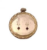 Art Deco Rose Gold Filled Double Locket