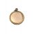 Art Deco Rose Gold Filled Double Locket